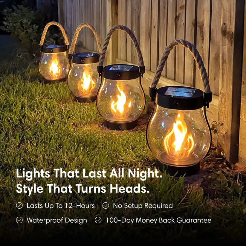 Balmyna™ Solar Lanterns - Transform Your Garden Nights